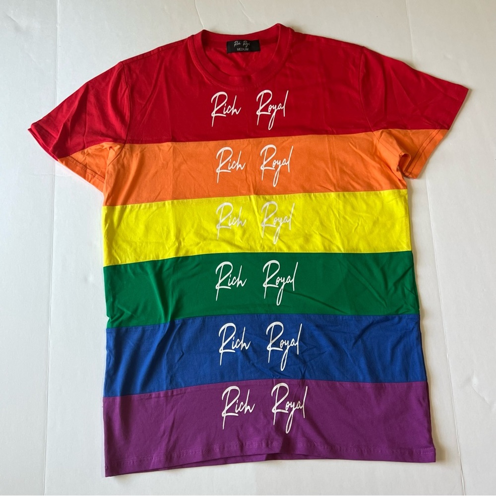 Rich royal unisex adult t shirt size medium